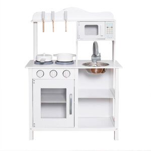 Детска Дървена Кухня Бяла W10C404H
