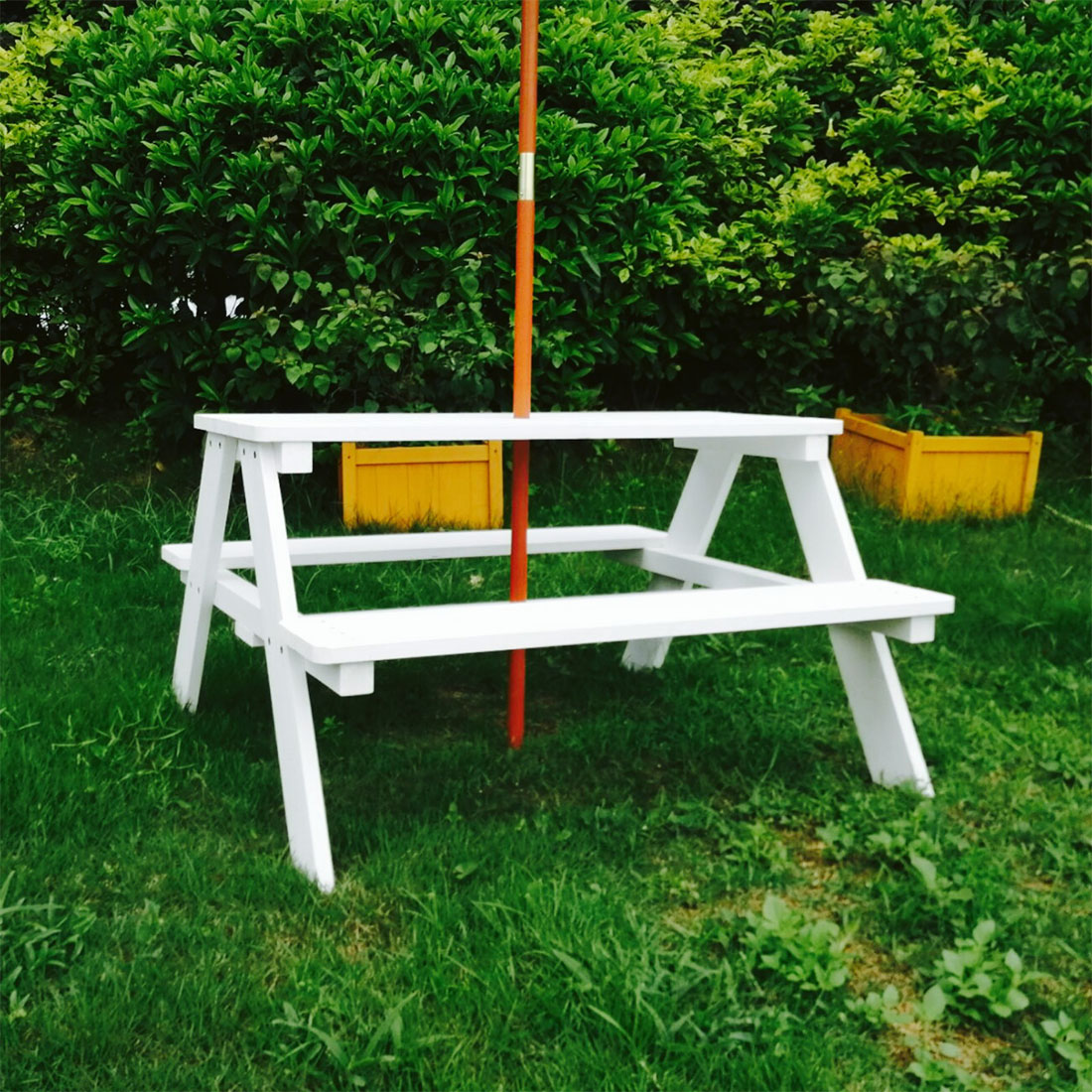 Градински Комплект, Детска Маса, Чадър 89х79х50cm C076 - Image 4