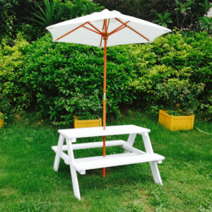 Градински Комплект, Детска Маса, Чадър 89х79х50cm C076