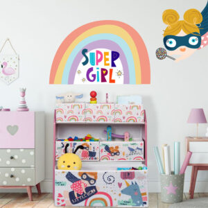 Комплект 2 броя стикери SUPER GIRL за декорация GH-SG-01
