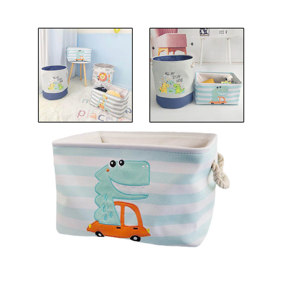 Кутия за Съхранение на играчки, дрехи, козметика - Динозавър GH-KQ01 - Image 3