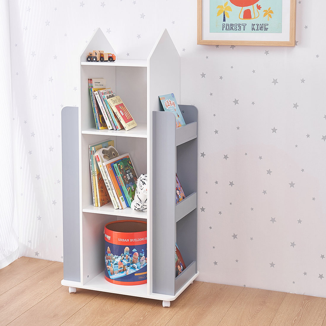 Въртяща се на 360 Градуса Секция ROCKET за Книги и Играчки TF6914 - Image 10