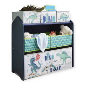 Детска Етажерка, Органайзер за Играчки с Кутии за Съхранение DINOSAUR TF6502