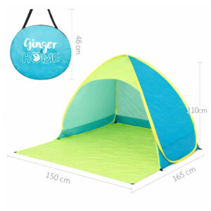 Детска Pop-Up Палатка с UV Защита 50+ – Лека, Сгъваема, за Плаж и Градина, 165×150×110 см GH-T-03